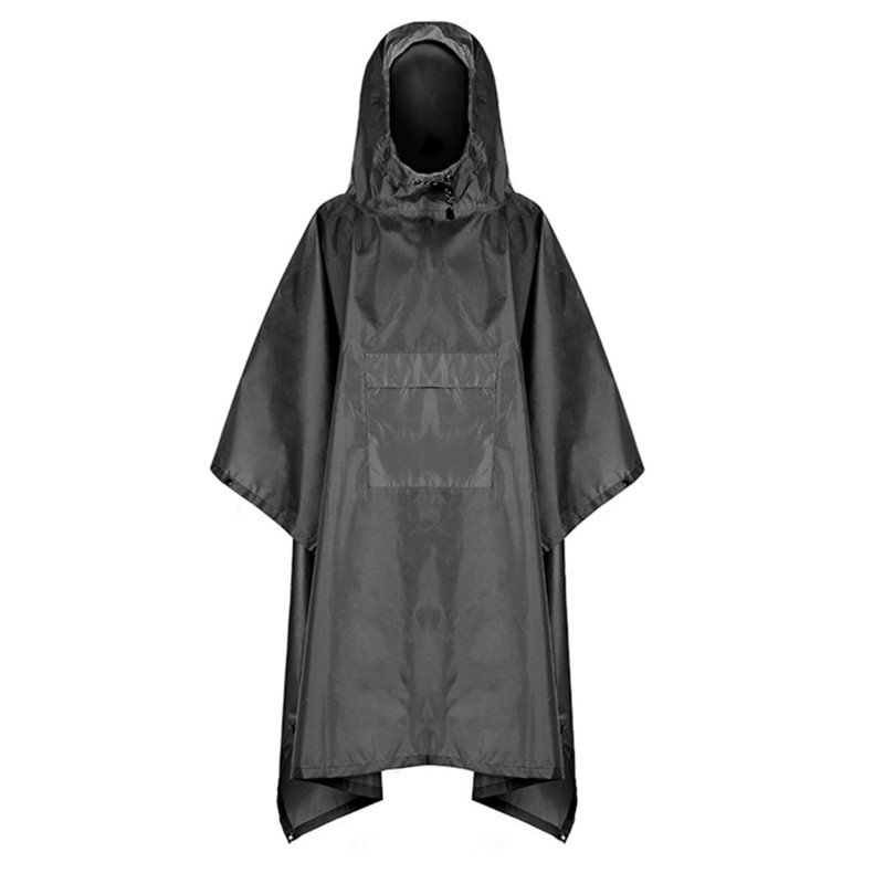 Camping Rain Poncho - AB34-Дождевик-пончо для активного отдыха с карманом,