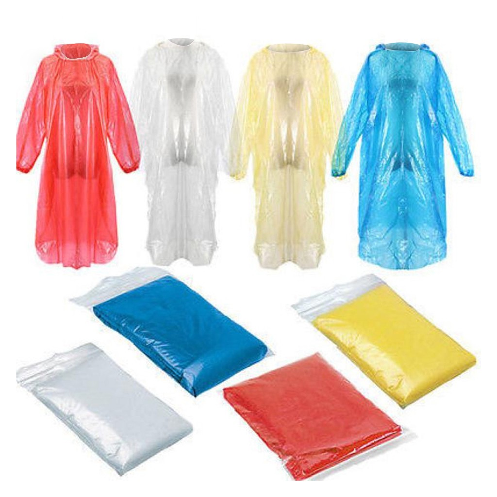 Camping Rain Poncho - Одноразовый дождевик-пончо для улицы, тонкий, водонепроницаемый,