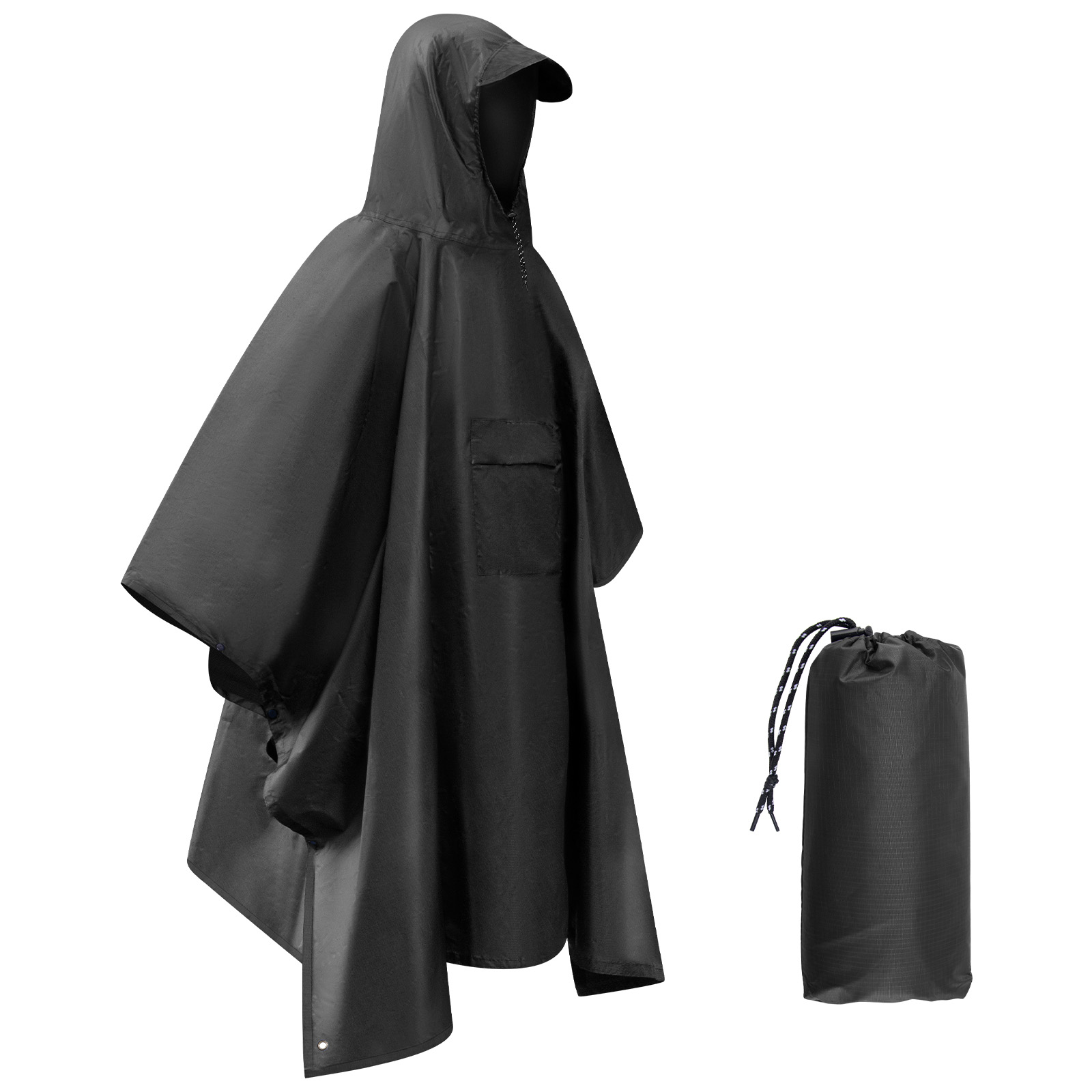 Camping Rain Poncho - Пончо от дождя для взрослых, легкий