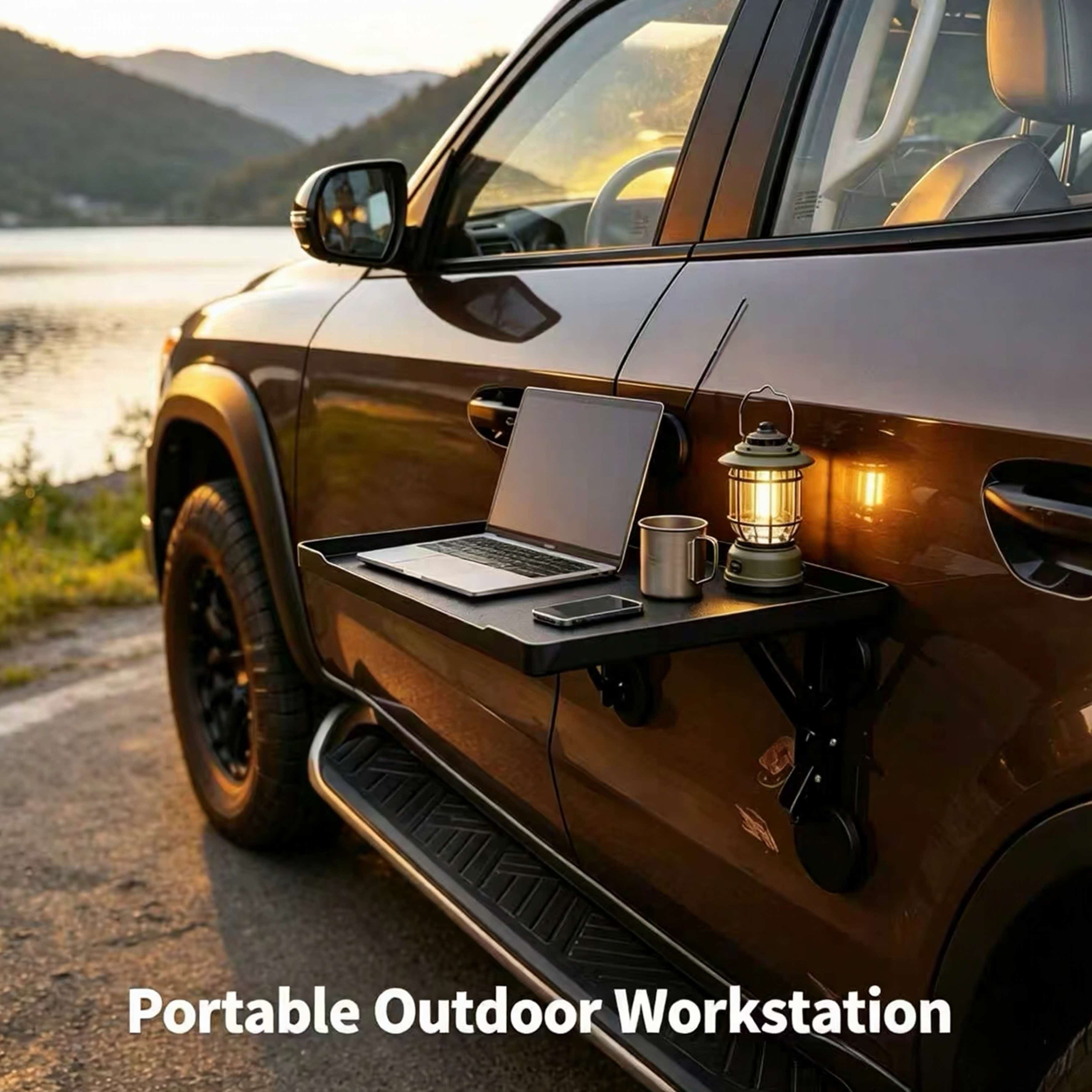 Outdoor Camping Table Foldable - Магнитный складной столик для автомобиля, портативный,
