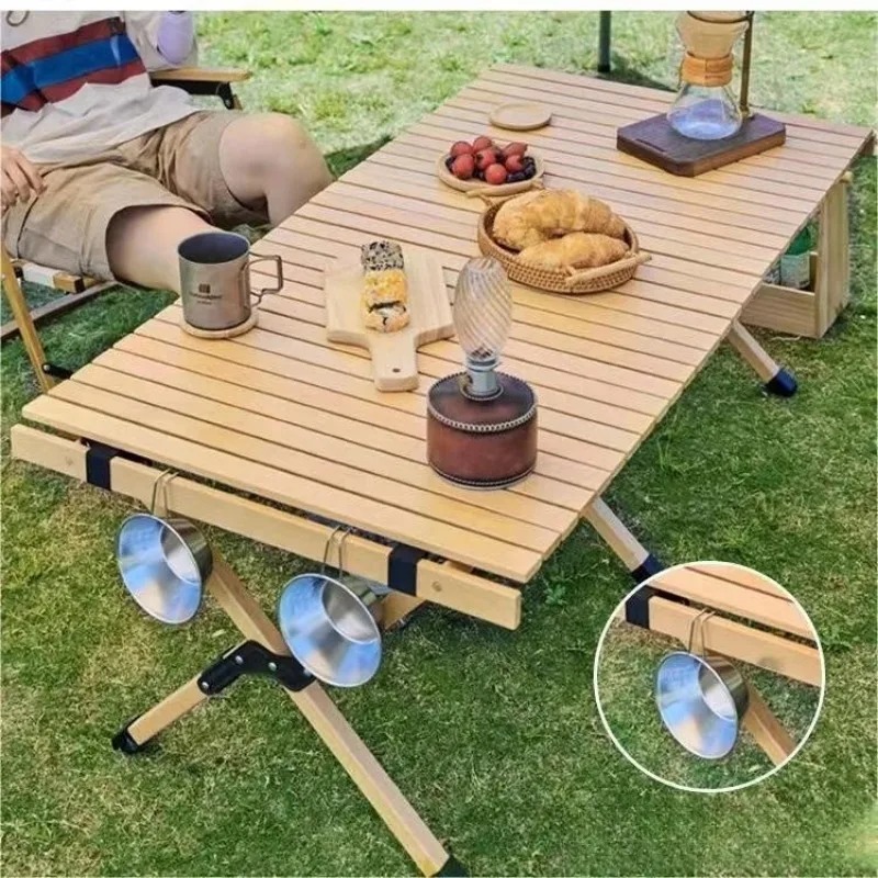 Outdoor Camping Activities - Стол для хранения яичных рулетов для