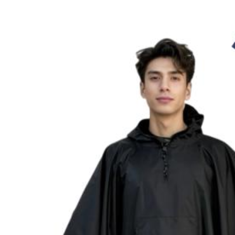 Camping Rain Poncho - Дождевик для путешествий, водонепроницаемый плащ-пончо с