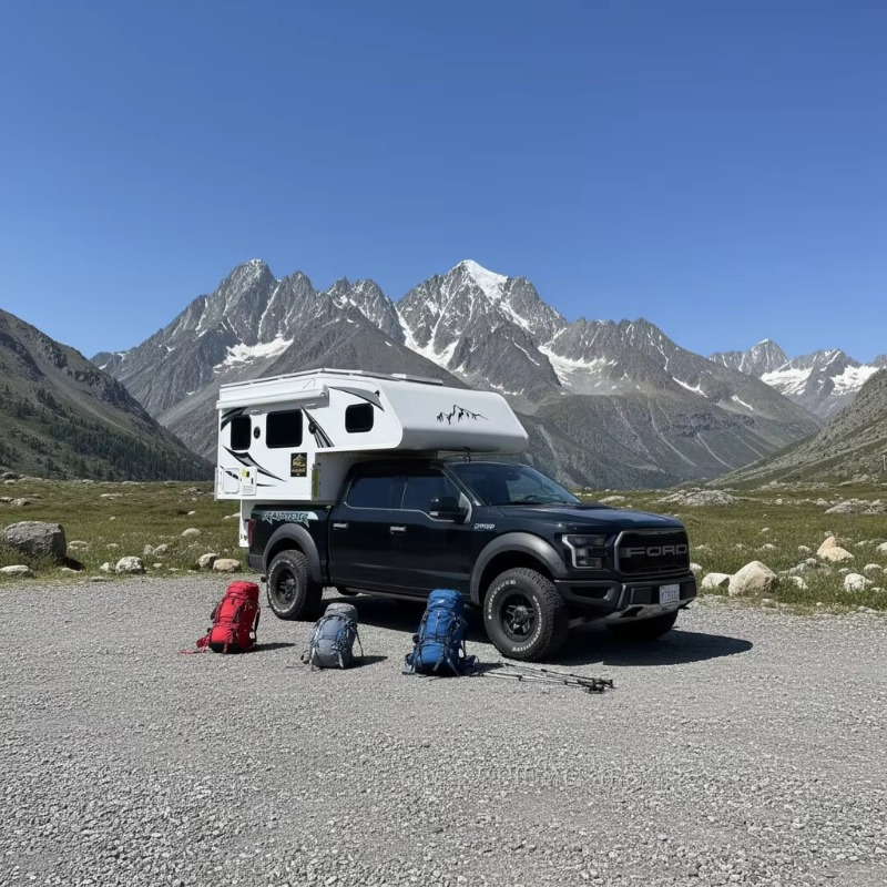 Camping Quad - Складной кемпер-прицеп для пикапа 4WD на