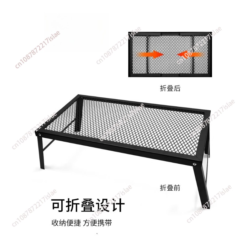 Outdoor Camping Table Foldable - Портативный ультралегкий металлический складной стол для