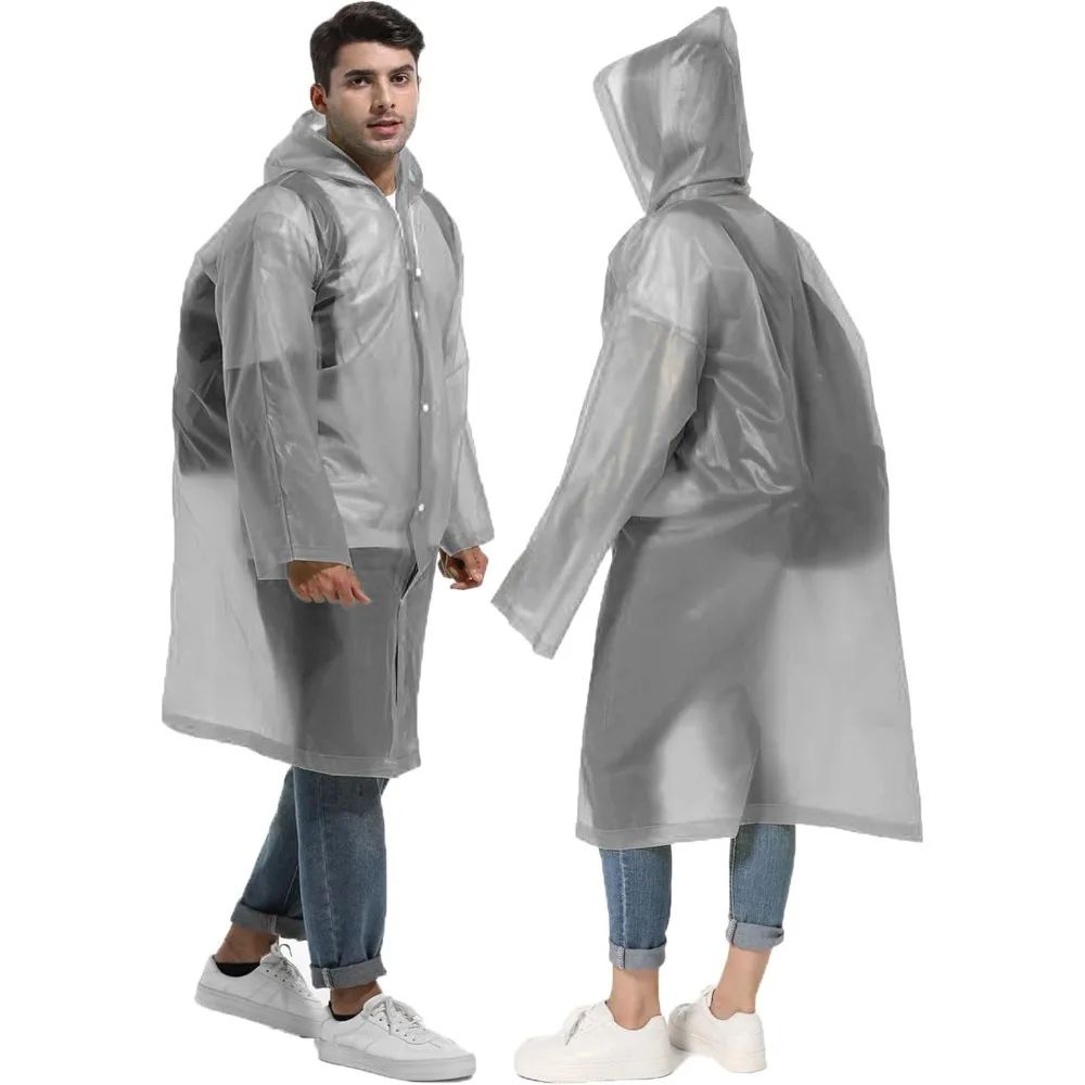 Camping Rain Poncho - ﻿ 1/2 шт. Компактное многоразовое пончо
