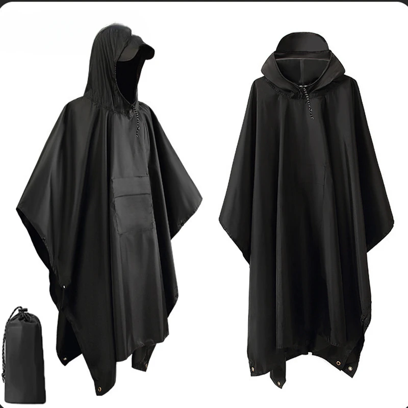 Уличный 3 в 1, военный плащ с  – обзор и цена Camping Rain Poncho