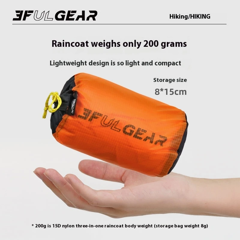 3F UL GEAR Ультралегкий походн – обзор и цена Camping Rain Poncho