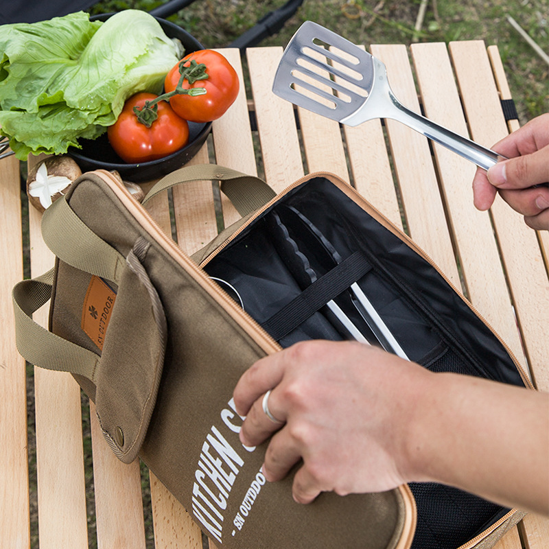 Набор походной кухонной утвари – обзор и цена Outdoor Camping Cooking Equipment