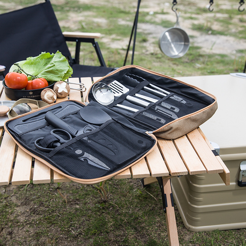 Набор походной кухонной утвари – обзор и цена Outdoor Camping Cooking Equipment