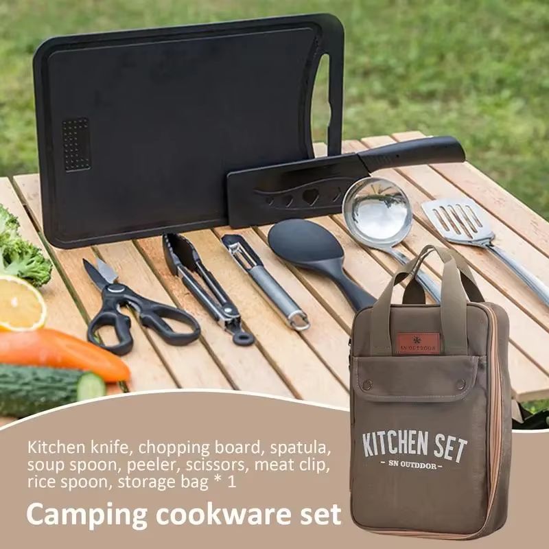 Набор походной кухонной утвари – обзор и цена Outdoor Camping Cooking Equipment