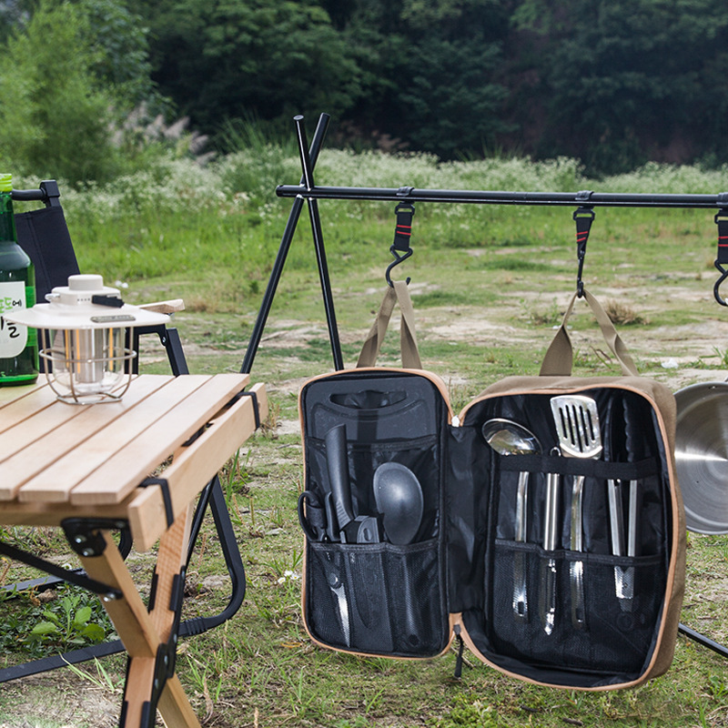 Набор походной кухонной утвари – обзор и цена Outdoor Camping Cooking Equipment