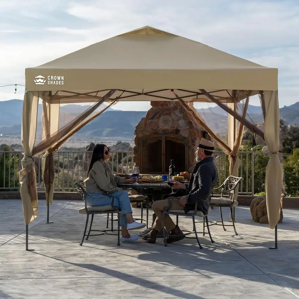 Палатка-беседка 10x10 с москит – обзор и цена Outdoor Camping Gazebo