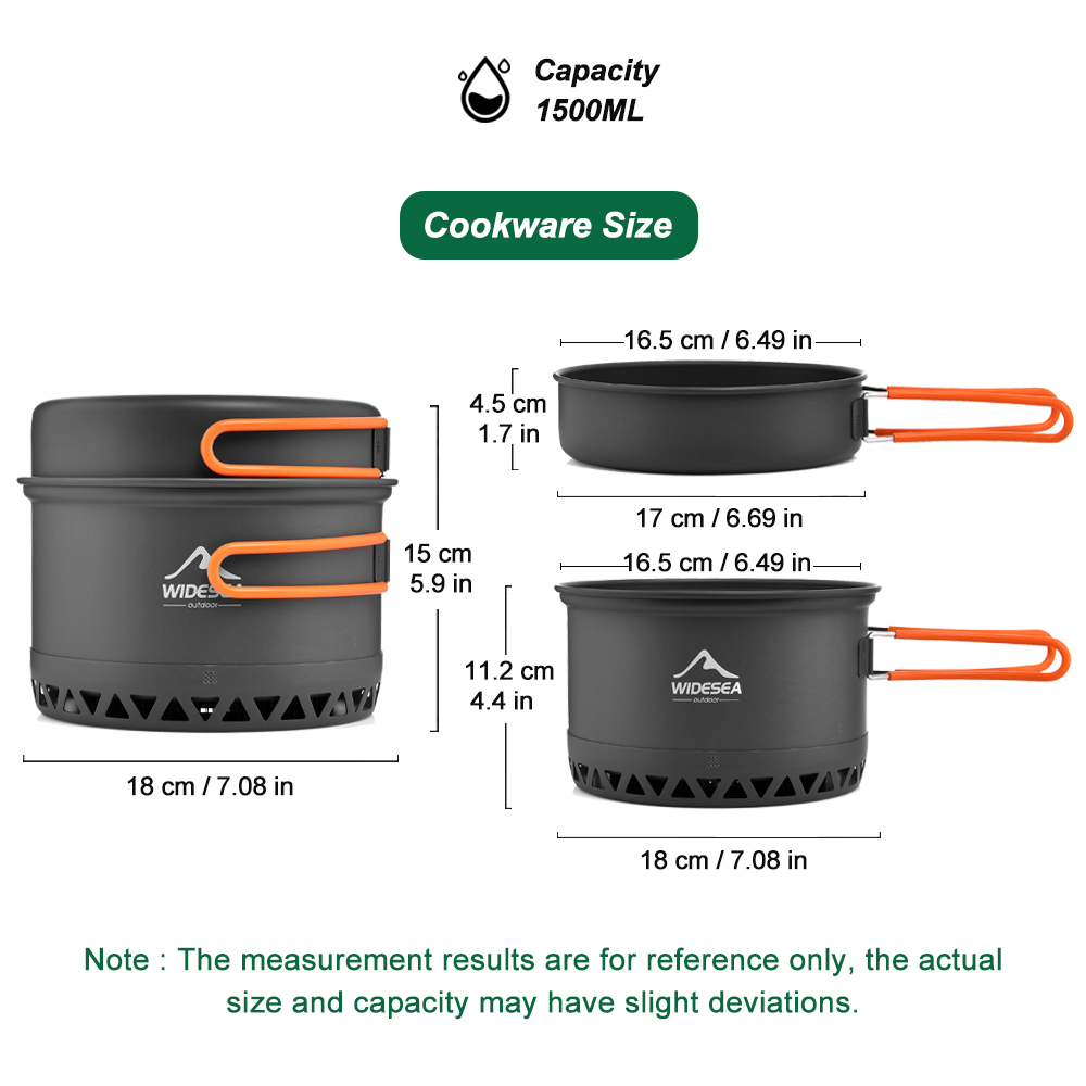 Посуда для кемпинга, набор ули – обзор и цена Outdoor Camping Cooking Equipment