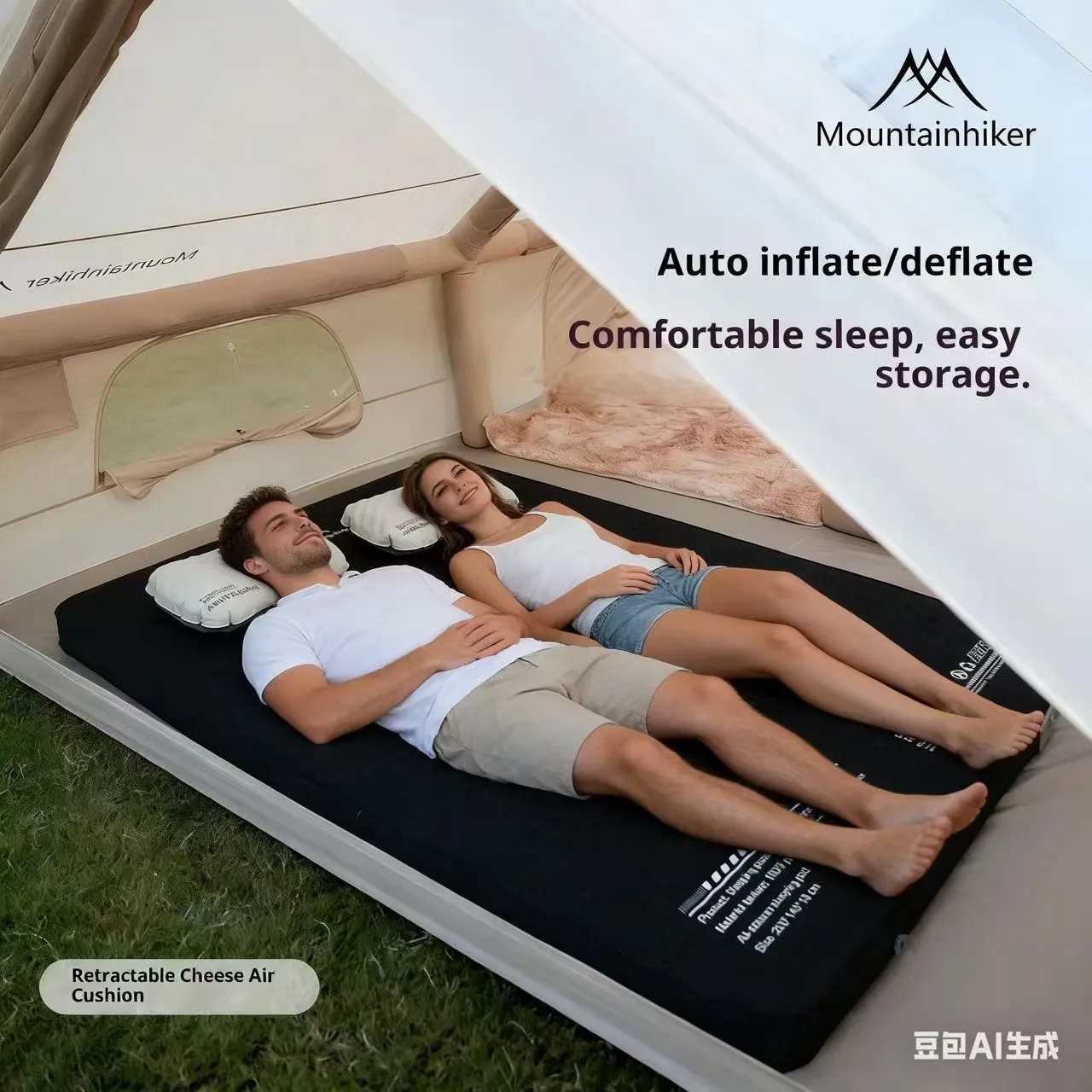 Надувной матрас MOUNTAINHIKER  – обзор и цена Outdoor Camping Floor Mat