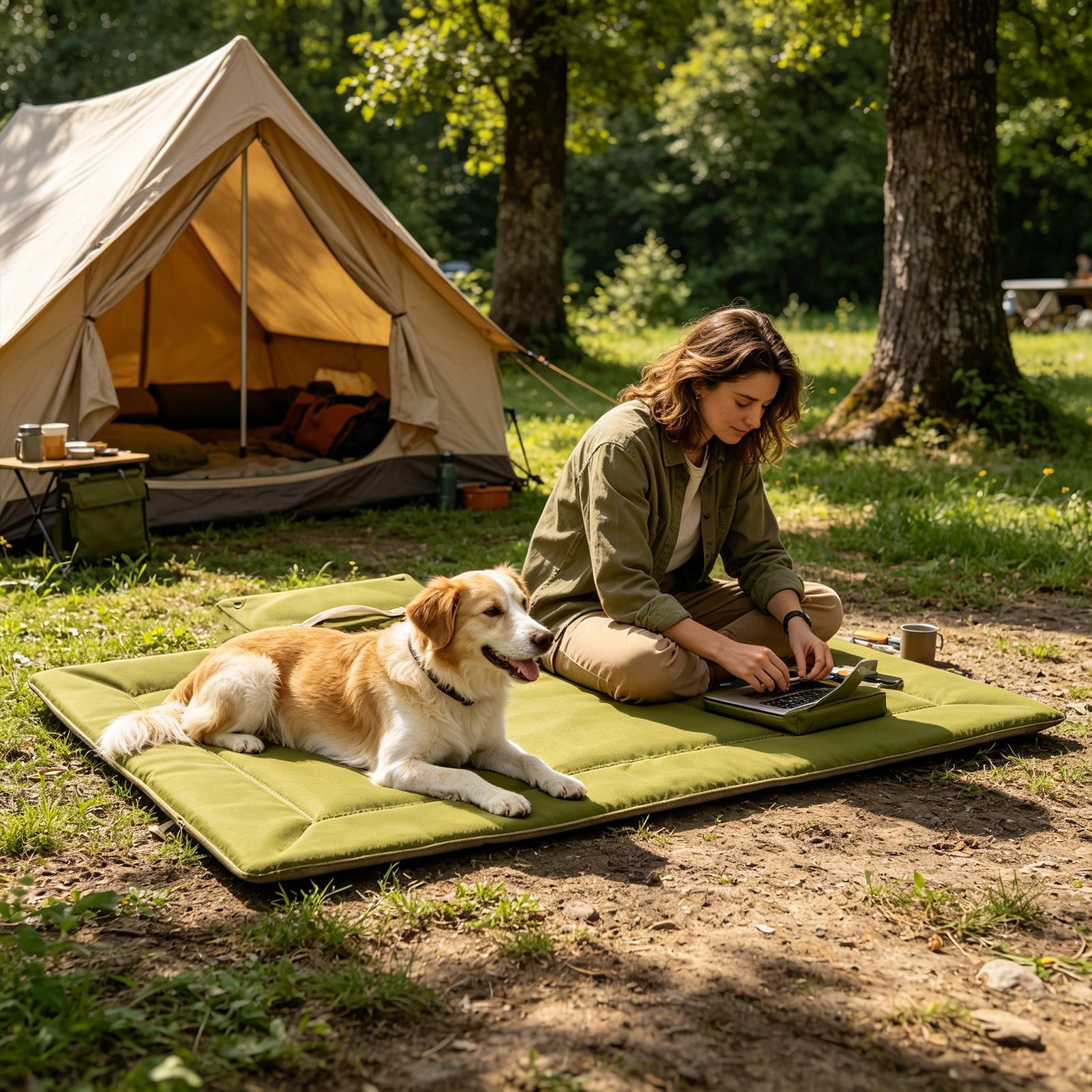 Складная моющаяся подстилка дл – обзор и цена Outdoor Camping Dog Bed