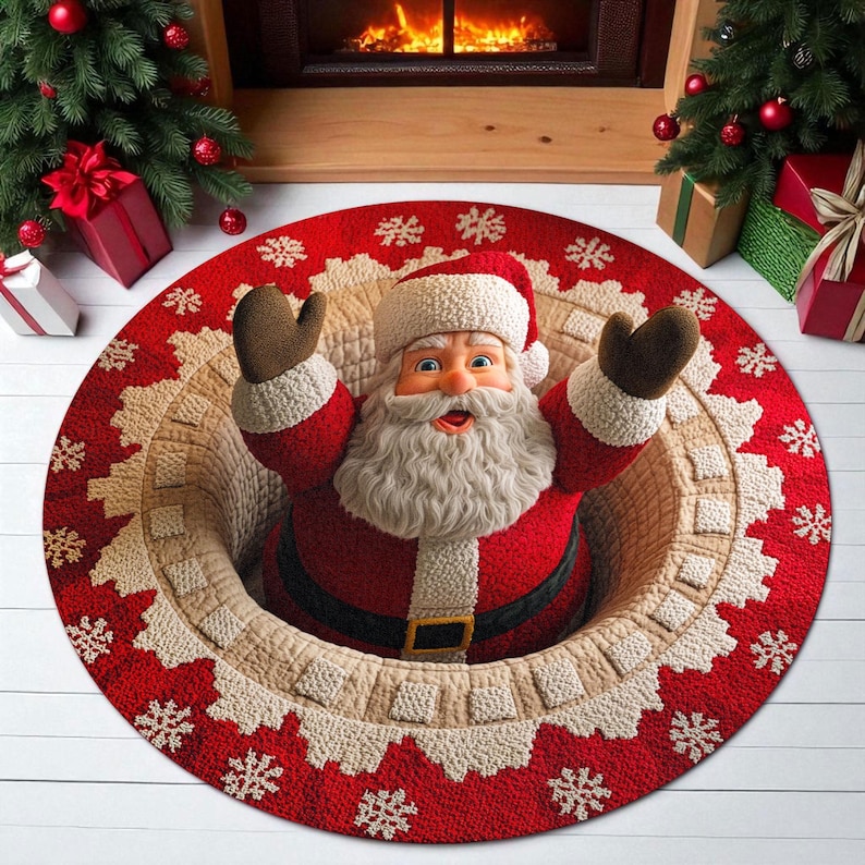 Рождественский круглый коврик  – обзор и цена Outdoor Camping Decor Ideas