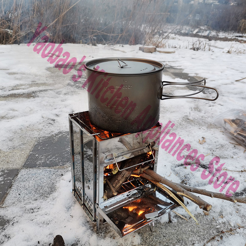 Портативная разборная дровяная – обзор и цена Outdoor Camping Cooking Equipment