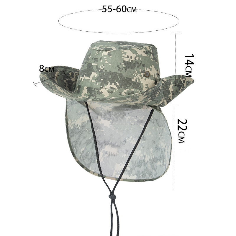 Новая летняя камуфляжная шляпа – обзор и цена Camping Outdoor Quick Drying Sun Neck Protection Cap Hat