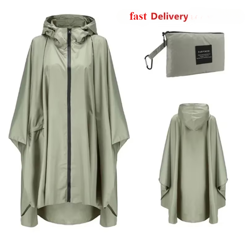 Нейлоновый мотоциклетный плащ  – обзор и цена Camping Rain Poncho