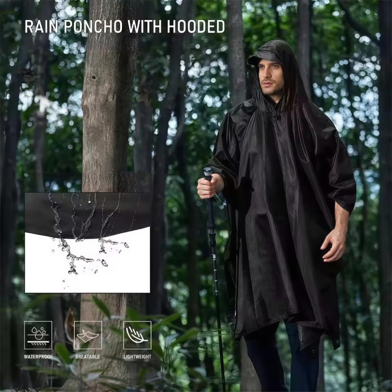 Дождевик для путешествий, водо – обзор и цена Camping Rain Poncho