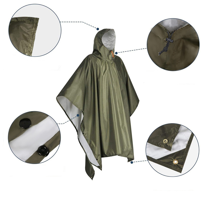 Сверхпрочный Дождевик-пончо дл – обзор и цена Camping Rain Poncho