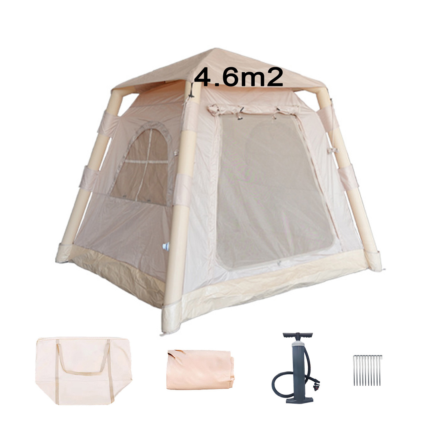 Легкая надувная палатка 4,6 кв – обзор и цена Outdoor Camping Set